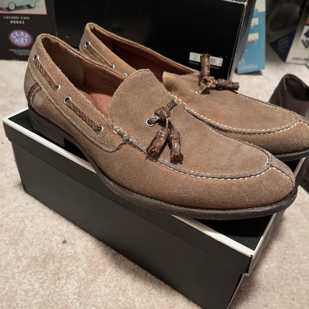 Suede Loafers Like New